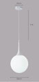 Závěsné svítidlo koule Globe Cone EgoTrip pr. 25cm