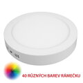 LED panel kulatý 18W BAREVNÝ, 22,5cm
