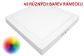 LED panel 24W - Čtvercový design, BAREVNÝ, 30cm