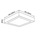 LED panel 24W - Čtvercový design, BAREVNÝ, 30cm