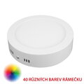 LED panel kulatý 12W BAREVNÝ, 16,5cm