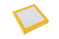 LED panel 18W - Čtvercový design, BAREVNÝ, 22cm