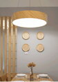 LED panel Henry - Přisazený, dekor dřevo 36W, 50cm