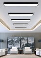 Stropní LED Panel Julia - Závěsný/Přisazený, 6500K, 72W, černý, 120x30cm