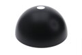 Kovové stínidlo polokoule černé 30 cm – otvor 42 mm
