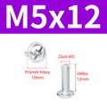 Šroub křížový s límcem M5x12 10Ks