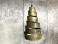 Stínidlo na lustr Slinky stříbrná patina