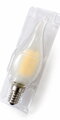 LED žárovka svíčka matná E14 4W 220V 2700K 360 lm – teplá bílá