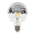 Led žárovka se stříbrným zrcadlovým vrchlíkem 4W E27