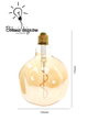LED dekorativní žárovka Edison G125 -Stone