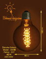 Žárovka Edison 40W/230V patice E27 (vintage) model Eb80
