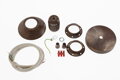 Lustr vroubek Rusty car style White Vintage