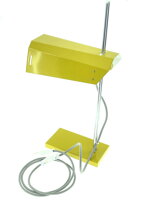 Oprava a komplet repasování lampičky ze 70 let - žlutá
