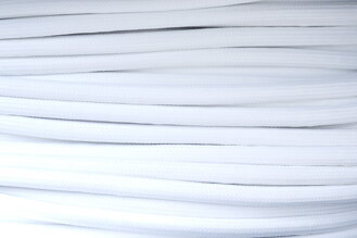 Textilní kabel Bílý Bi7 opředený 2x0,75 a 3x0,75mm2