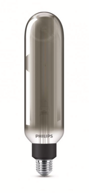LED Žárovka Philips Gigant Smoke - dlouhá 6,5W/230V patice E27, model T65-S
