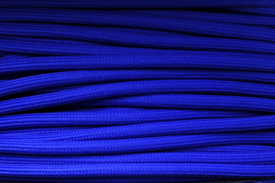 Textilní kabel Modrý Tmavý M12 opředený 2x0,75 a 3x0,75mm2