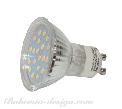 LED žárovka GU10 LED 5W 230V 120° - teplá bílá