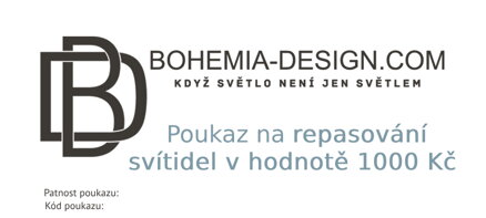 Poukaz na repasování svítidel – 1000 Kč
