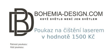 Poukaz na laserové čistění – 1500 Kč