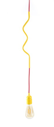 Dekorativní kovová trubička pro textilní kabely 2x0,75 a 3x0,75, 40 cm, různé barvy