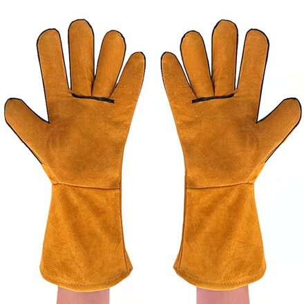 Dvouvrstvé svářečské rukavice - žluté