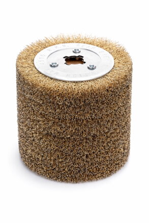 Drátěný válcový kartáč pro satinovací brusku 120x100 mm