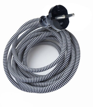 Přívodní Textilní Kabel barevný 2x0,75mm2
