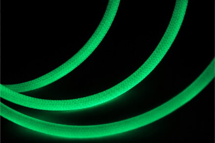 Textilní kabel fosforeskující 3×0,75 mm² – opředený
