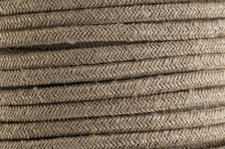 Textilní kabel Len opředený 3x0,75mm2