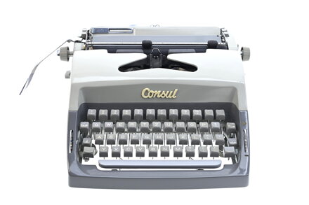 Consul psací stroj šefdošedý