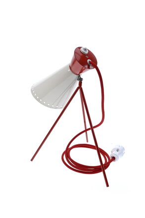 Stolní lampička NAPAKO Model 1618 červená