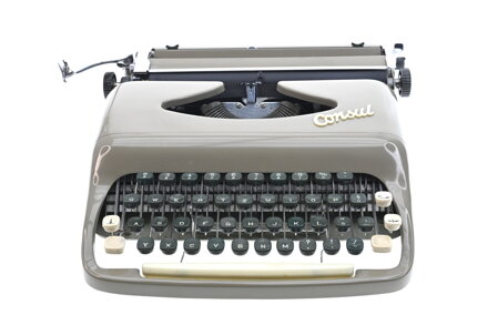 Psací stroj Consul béžový