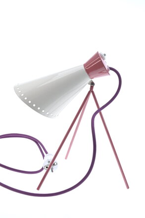 Stolní lampička NAPAKO Model 1618 růžová