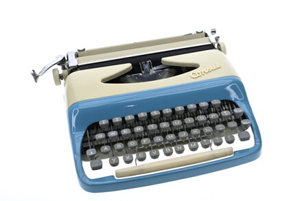 Psací stroj Consul béžovomodrý 232 REPASOVANÝ