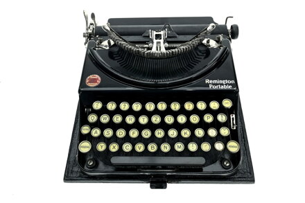 Psací stroj Remington Portable REPASOVANÝ s kufříkem