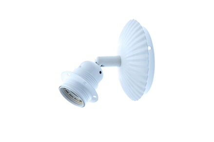 Nástěnná lampička paprsky  s kroužkem, Bílá matná Bi7-MAT