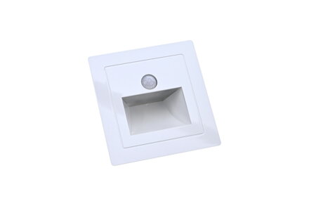 Vestavné LED orientační svítidlo s PIR senzorem – 3000K (bílé)