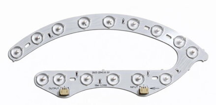 LED modul 24W (12W+12W) – tříbarevné přepínání, 246×102mm