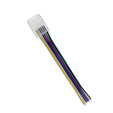 Připojovací konektor -LED pásku 12 mm RGB CCT s vodiči pro controller