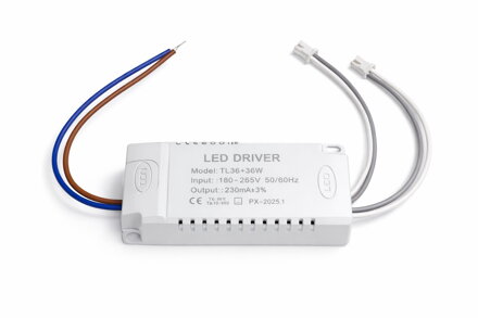 LED driver 36+36 W (72 W) – 230 mA