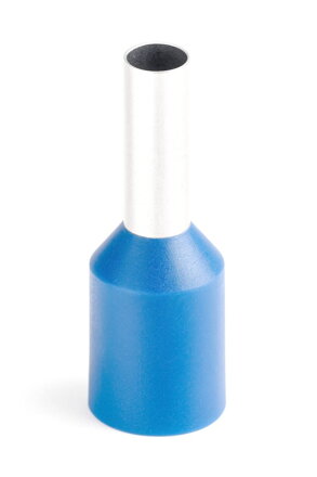 Izolované lisovací dutinky E7510 – modré, 0,75 mm² 50ks