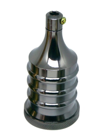 Ozdobný kryt na objímku E27, Pearl Black