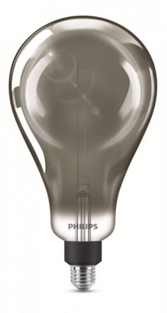 LED Žárovka Philips Gigant Smoke - hruška 6,5W/230V patice E27, model A160-S