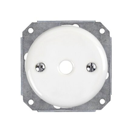 Keramická průchodka na kabel - Bílá