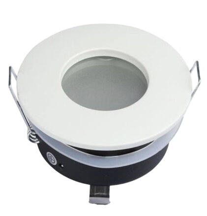 Podhledové svítidlo GU10 bílé IP54 – vestavné, výřez 75 mm