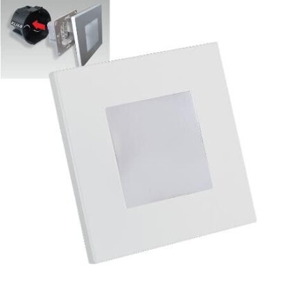 LED orientační schodišťové svítidlo EMITHOR Step Light 1W bílé