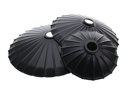 Kovové stínidlo industriální – černé matné