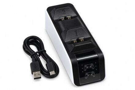 Duální nabíjecí stanice pro ovladače PS5 DualSense – 2 ovladače