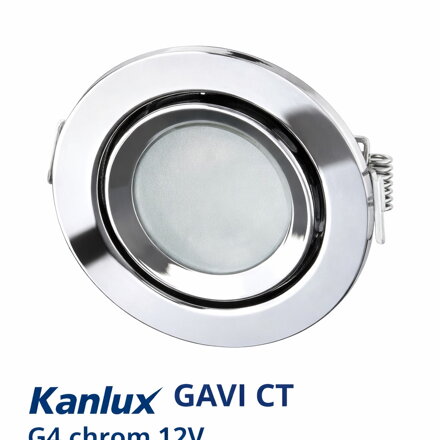 Nábytkové svítidlo Kanlux GAVI CT G4 chrom 12V