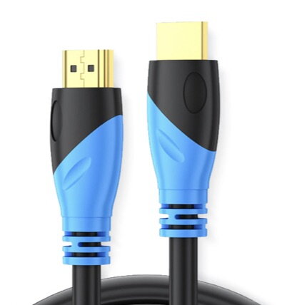 HDMI 2.0 kabel 4K – pozlacené konektory, modro-černý, 5 m